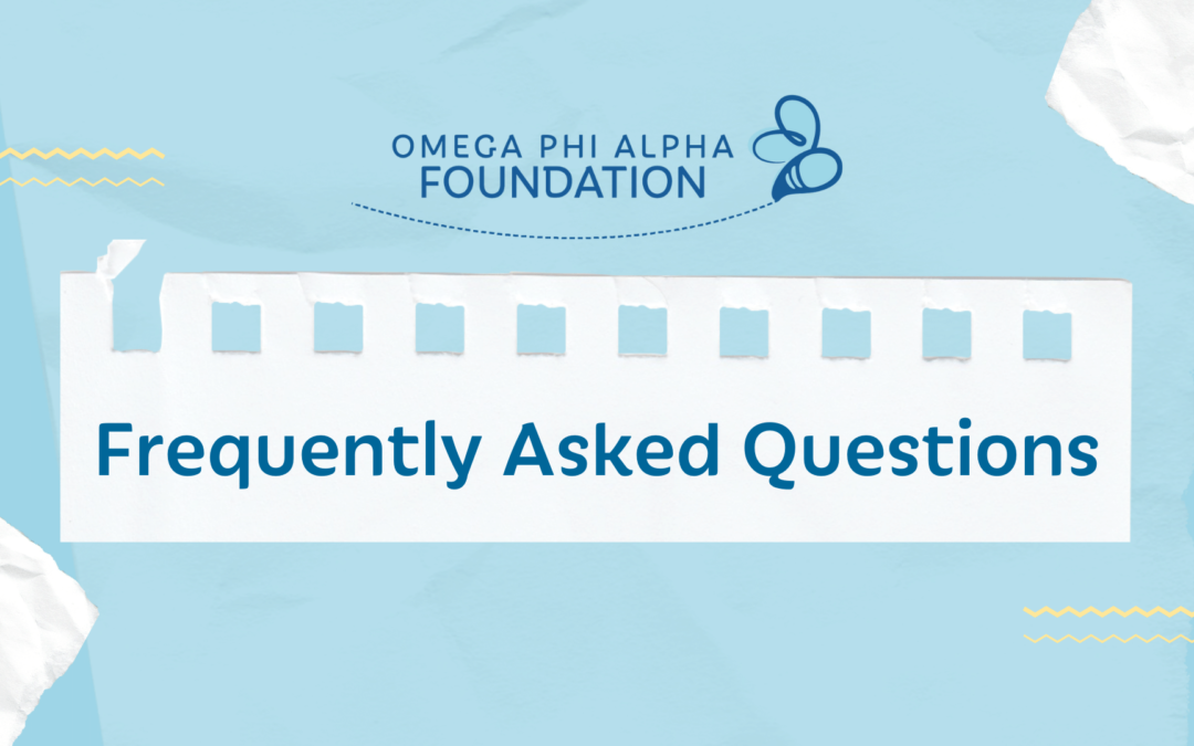 About the Omega Phi Alpha Foundation
