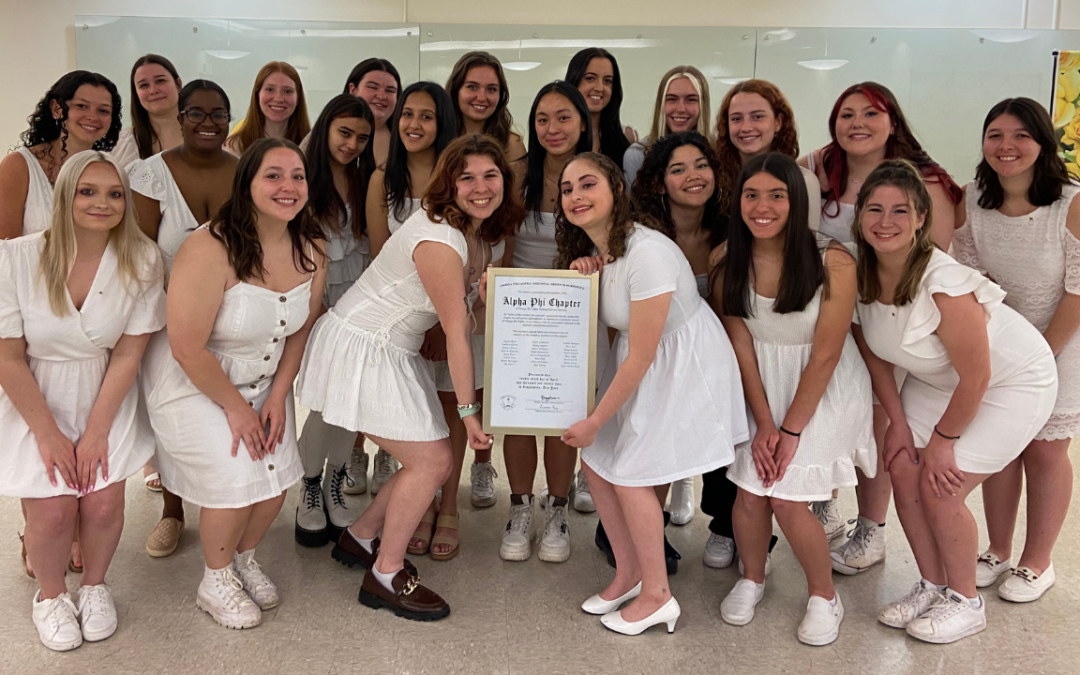 Alpha Phi Chapter inducted at Binghamton University