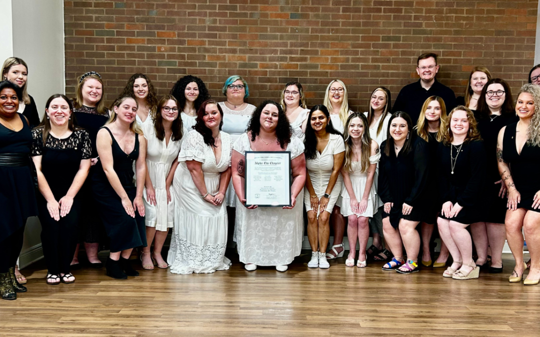 Marshall University inducted as Alpha Chi Chapter